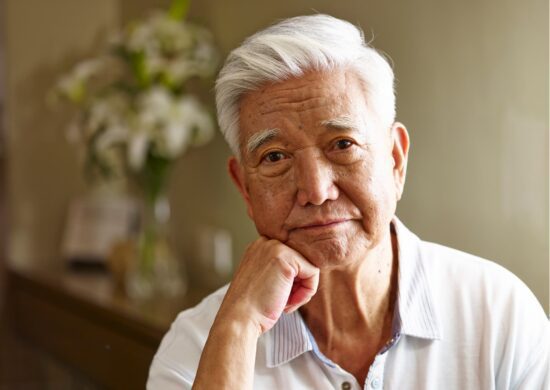 serious older man