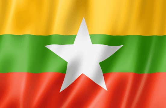 Burma (Myanmar) Flag