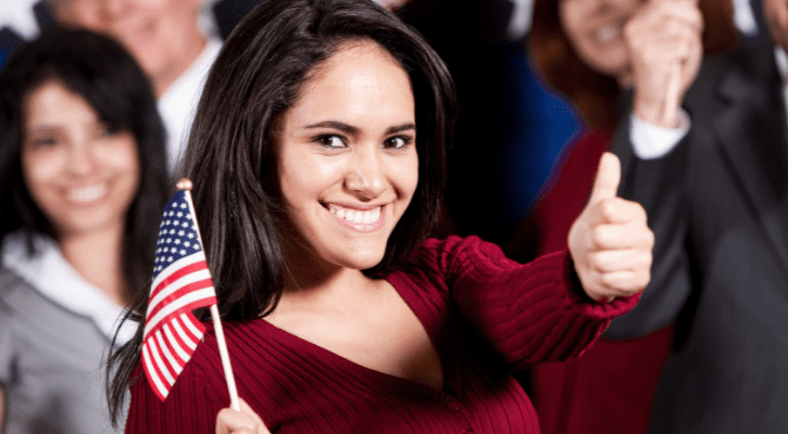 women at US citizenship ceremony